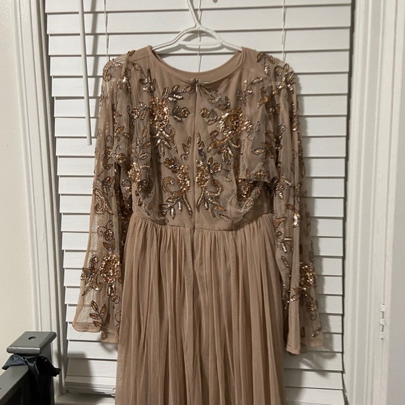 BOOHOO Pink/Beige Dress - Picture 4 of 7